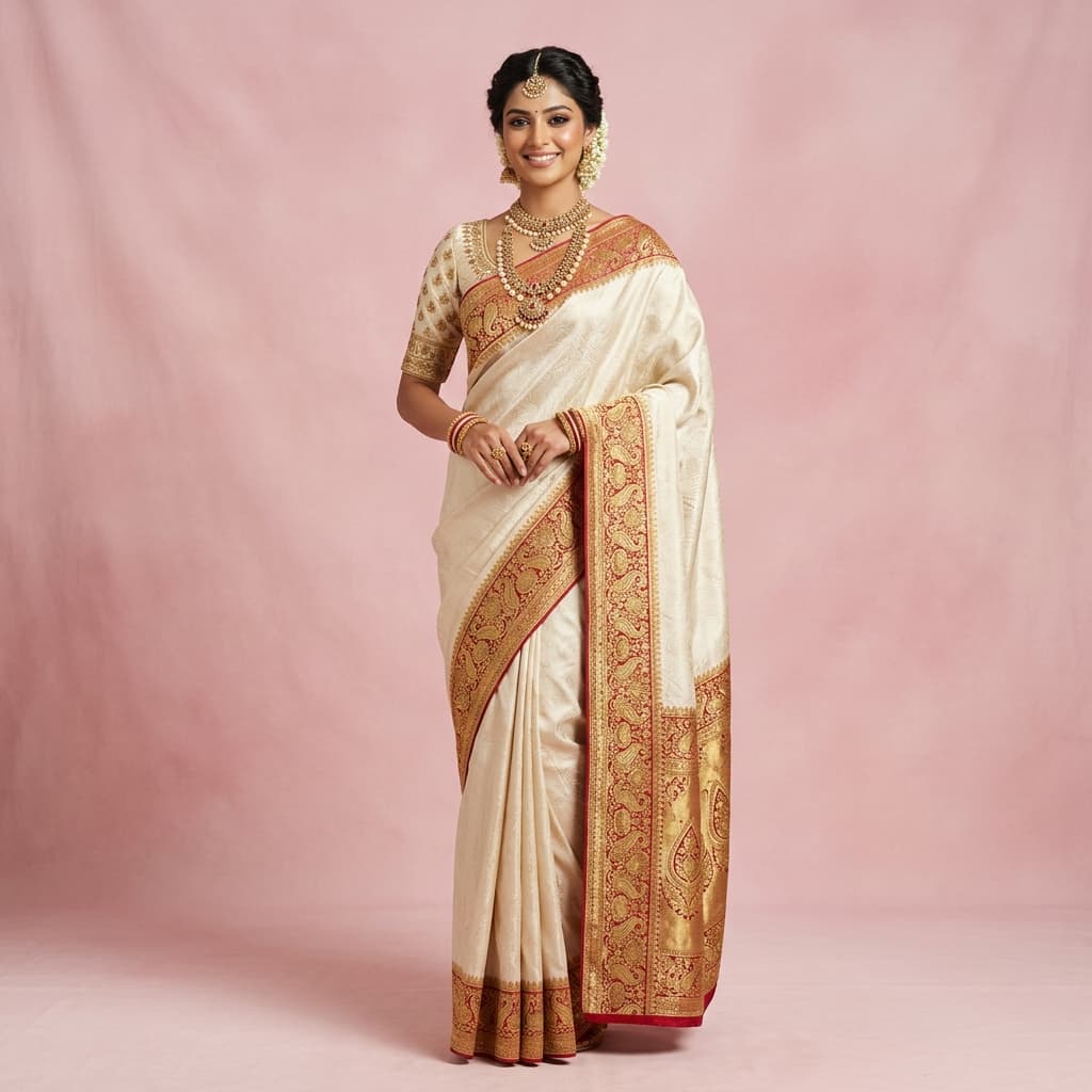 Katan vs. Banarasi: How to Choose the Perfect Bridal Saree
